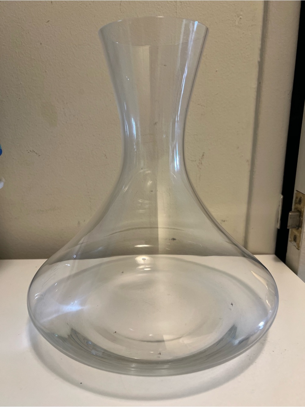 Clear Glass Home Accent Vase - Elegant Transparent Design